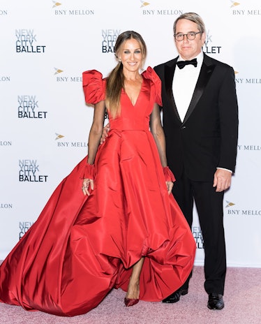 Sarah Jessica Parker and Matthew Broderick attend the 2018 New York City Ballet Fall Fashion Gala 